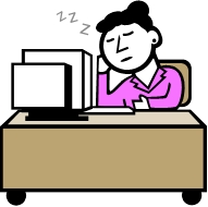 薄毛と睡眠不足